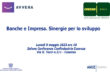 Sinergie di sviluppo tra banca e impresa, se ne parla l’8 maggio