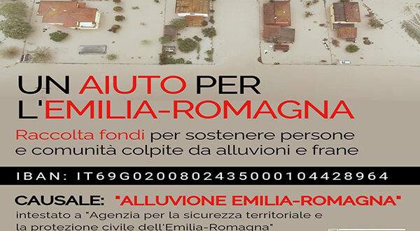 Solidarietà ai territori alluvionati dell’Emilia Romagna