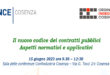 Seminario “Il nuovo Codice degli Appalti: aspetti normativi ed applicativi” in Confindustria Cosenza il 15 giugno 2023
